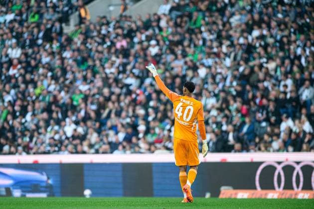 MOENCHENGLADBACH, GERMANY - 27 SEPTEMBER, 2025: Kaua Santos - The football match of Bundesliga Borussia Moenchengladbach vs Eintracht Frankfurt at Borussia Park.  Copyright: xVITALIIxKLIUIEVx