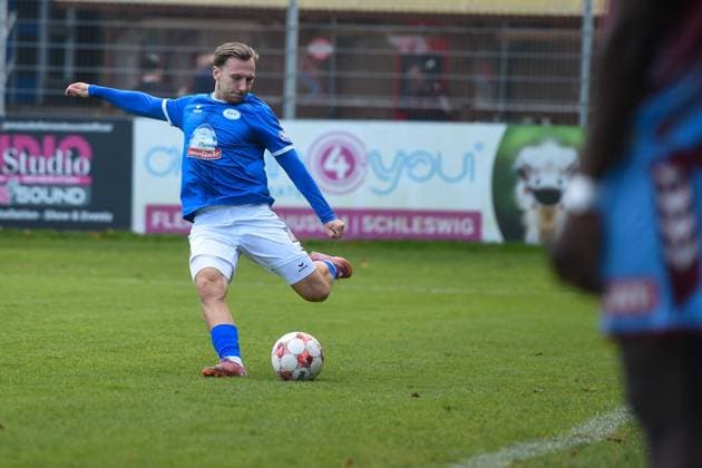 Soccer I Men I Season 2025 2026 I Regionalliga Nord I 11 Matchday I SC Weiche Flensburg 08 SSV Jeddeloh II I 27 09 2025 Tim Janßen 20, SSV Jeddeloh II Copyright: xLobeca JanxKirschnerx