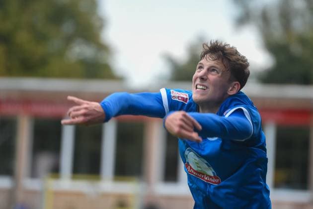 Soccer I Men I Season 2025 2026 I Regionalliga Nord I 11 Matchday I SC Weiche Flensburg 08 SSV Jeddeloh II I 27 09 2025 Philip Gramberg 4, SSV Jeddeloh II Copyright: xLobeca JanxKirschnerx