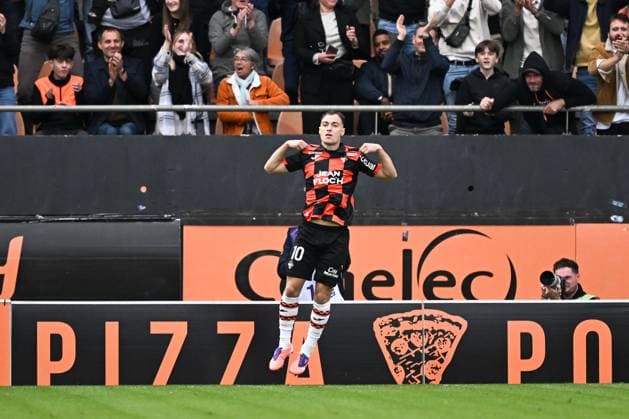 FC Lorient v AS Monaco FC - Ligue 1 McDonald s 2025 2026 10 Pablo PAGIS (fcl) during the Ligue 1 McDonald s match between Lorient and Monaco at Stade du Moustoir on September 27, 2025 in Lorient, France. Lorient France  Copyright: xFEPx 776348139