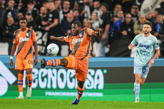 AtalantaÕs Yunus Musah during the Serie A soccer match between Juventus and Atalanta at the Allianz Stadium in Turin, north west Italy - Saturday, Septermber 27, 2025. - Soccer .  Copyright: xMarcoxAlpozzi LaPressex