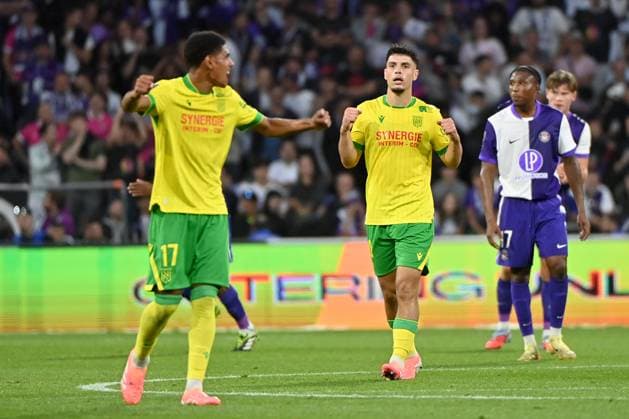 Toulouse FC v FC Nantes - Ligue 1 McDonald s 2025 2026 10 Matthis ABLINE (fcn) during the Ligue 1 McDonald s match between Toulouse and Nantes at Stadium de Toulouse on September 27, 2025 in Toulouse, France. Toulouse France  Copyright: xFEPx 776348141