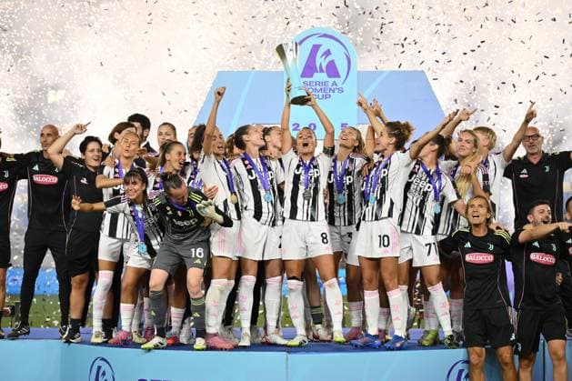 Football, Italy, Women, Serie A Womens Cup, Juventus Turin are champions