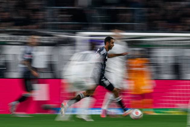 MOENCHENGLADBACH, GERMANY - 27 SEPTEMBER, 2025: Ellyes Skhiri - The football match of Bundesliga Borussia Moenchengladbach vs Eintracht Frankfurt at Borussia Park.  Copyright: xVITALIIxKLIUIEVx