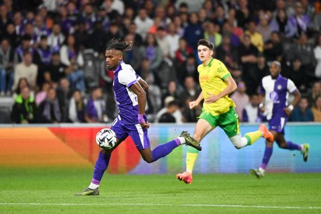 Toulouse FC v FC Nantes - Ligue 1 McDonald s 2025 2026 10 Yann GBOHO (tfc) during the Ligue 1 McDonald s match between Toulouse and Nantes at Stadium de Toulouse on September 27, 2025 in Toulouse, France. Toulouse France  Copyright: xFEPx 776348141