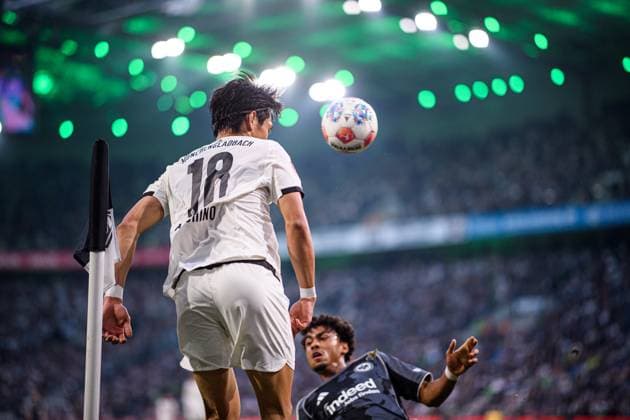 MOENCHENGLADBACH, GERMANY - 27 SEPTEMBER, 2025: Shuto Machino - The football match of Bundesliga Borussia Moenchengladbach vs Eintracht Frankfurt at Borussia Park.  Copyright: xVITALIIxKLIUIEVx