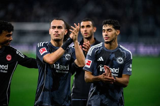 MOENCHENGLADBACH, GERMANY - 27 SEPTEMBER, 2025: Arthur Theate - The football match of Bundesliga Borussia Moenchengladbach vs Eintracht Frankfurt at Borussia Park.  Copyright: xVITALIIxKLIUIEVx