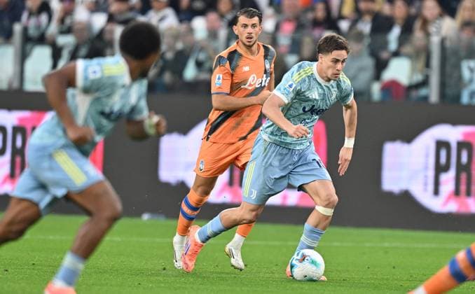 September 27, 2025, Turin: Juventus Kenan Yldiz in action during the Italian Serie A soccer match Juventus FC vs Atalanta at the Allianz Stadium in Turin, Italy, 27 september 2025 ANSA ALESSANDRO DI MARCO. Serie A: Juventus-Atalanta  - ZUMAa110 20250927_zaf_a110_077 Copyright: xAlessandroxDixMarcox