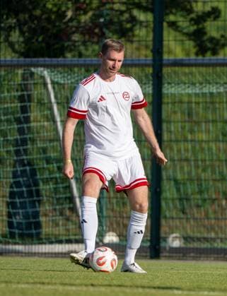 Soccer, Men, Season 2025 2026, NOFV Oberliga Nord, SV Sparta Lichtenberg, Naming ceremony, Fischerstraße sports facility becomes Paul Kalkbrenner sports field, Per Mertesacker, 27 09 2025, Copyright: xMatthiasxKochx