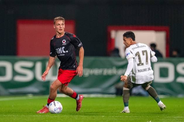 ROTTERDAM , 27-09-2025 , Stadium Woudestein , season 2025 2026 , VriendenLoterij Eredivisie , Excelsior vs PSV Eindhoven , Excelsior player Gyan de Regt Excelsior - PSV  x31228309x Copyright: