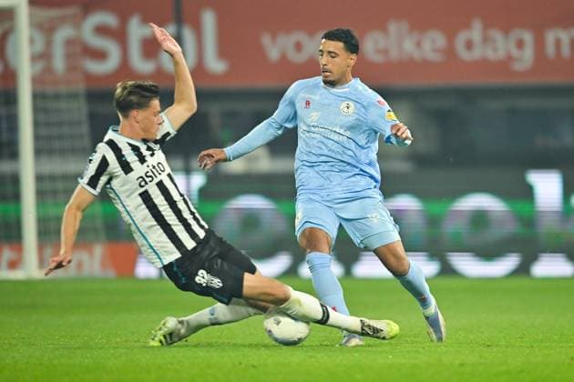 ALMELO , 27-09-2025 , Stadium Asito , season 2025 2026 , Dutch Eredivisie football , match between Heracles Almelo and Sparta Rotterdam , picture shows Sparta Rotterdam player Sayfallah Ltaief Heracles - Sparta  x31228650x Copyright: