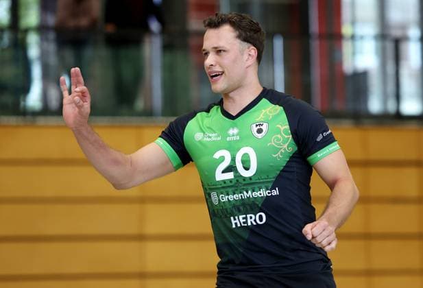 BAU 27.09.2025 Ludwigsburg Volleyball Barock Volley MTV Ludwigsburg vs. TSV Haching, Jeffrey Klok (LB)