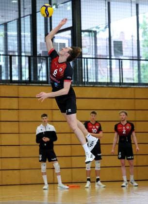 BAU 27 09 2025 Ludwigsburg Volleyball Barock Volley MTV Ludwigsburg vs TSV Haching, Ben Simon Bonin LB
