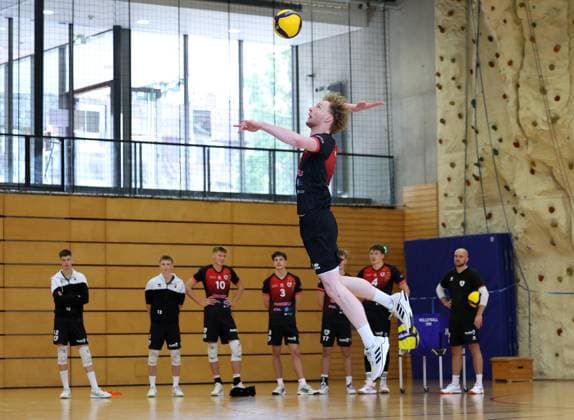 BAU 27 09 2025 Ludwigsburg Volleyball Barock Volley MTV Ludwigsburg vs TSV Haching, Philipp Herrmann LB