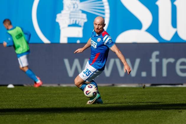 Maximilian Krauß Rostock GER, FC Hansa Rostock vs TSV Havelse, Football, Men, 3 Liga, 08 Matchday, Season 2025 2026, 27 09 2025 Rostock Ostseestadion Mecklenburg Vorpommern Germany