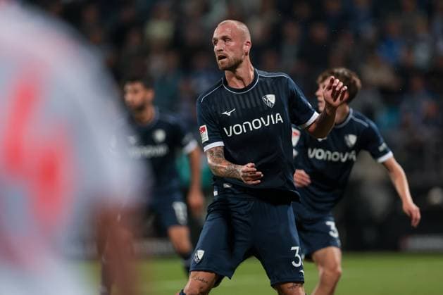 27 09 2025, 2 Bundesliga, Matchday 7, VfL Bochum 1848 Fortuna Düsseldorf, Philipp Hofmann VfL Bochum 1848 , Bochum Vonovia Ruhrstadion NRW Germany xRHR PHOTO DEx Copyright: DennisxEwert RHR-FOTOx RHR-FOTO DE