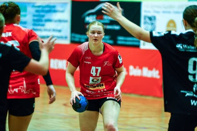 Handball I Women I Season 2025 2026 I 3 Liga Nord I 3 Matchday I SV Henstedt Ulzburg TV Hannover Badenstedt I 27 09 2025 Pia Döpke 47, TV Hannover Badenstedt Copyright: xLobeca RalfxHomburgx