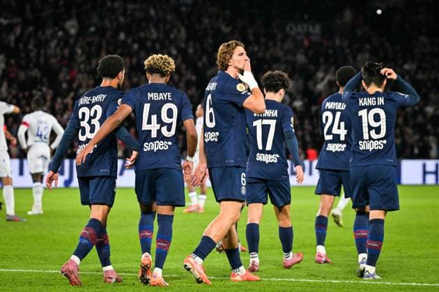 Ligue 1 PSG vs AJ Auxerre - FA Paris Saint-Germain’s defender Illia Zabarnyi celebrates scoring a goal during the French L1 football match between Paris Saint-Germain and AJ Auxerre at the Parc des Princes stadium in Paris on September 27, 2025. Photo by Firas Abdullah ABACAPRESS.COM Paris Île-de-France France  Copyright: xAbdullahxFiras ABACAx
