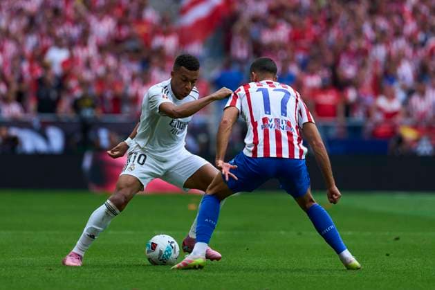 Kylian Mbappe of Real Madrid CF during the La Liga EA match between Atletico de Madrid and Real Madrid CF, on September 27, 2025. - 27 09 2025 - Spain Madrid Madrid -  LGMx xLexPictorium LePictorium_0315576