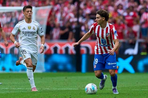 Julian Alvarez of Atletico de Madrid during the La Liga EA match between Atletico de Madrid and Real Madrid CF, on September 27, 2025. - 27 09 2025 - Spain Madrid Madrid -  LGMx xLexPictorium LePictorium_0315592