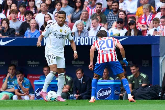 Kylian Mbappe of Real Madrid CF during the La Liga EA match between Atletico de Madrid and Real Madrid CF, on September 27, 2025. - 27 09 2025 - Spain Madrid Madrid -  LGMx xLexPictorium LePictorium_0315358