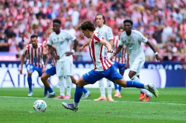 Julian Alvarez of Atletico de Madrid during the La Liga EA match between Atletico de Madrid and Real Madrid CF, on September 27, 2025. - 27 09 2025 - Spain Madrid Madrid -  LGMx xLexPictorium LePictorium_0315438
