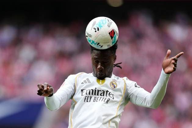 Atletico de Madrid v Real Madrid CF - LaLiga EA Sports Eduardo Camavinga central midfield of Real Madrid and France during the LaLiga EA Sports match between Atletico de Madrid and Real Madrid CF at Riyadh Air Metropolitano on September 27, 2025 in Madrid, Spain. Madrid Spain  Copyright: xJosexBretonx originalFilename:bretonhernandez-atletico250927_npWLG.jpg