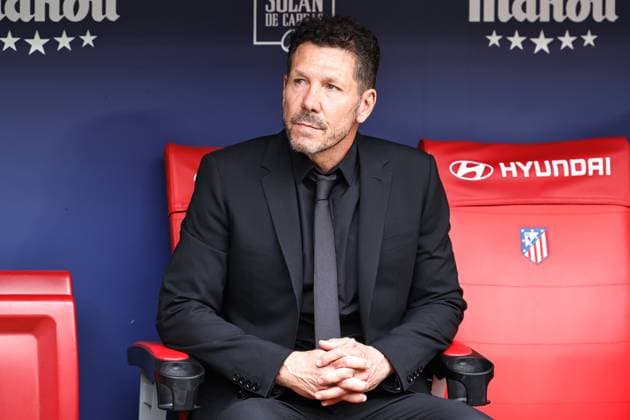 Diego Simeone (Atletico), SEPTEMBER 27, 2025 - Football Soccer : Spanish LaLiga EA Sports match between Club Atletico de Madrid - Real Madrid CF at the Estadio Riyahd Air Metropolitano in Madrid, Spain. Noxthirdxpartyxsales  aflo_305027782