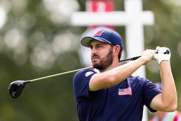 September 27, 2025, Farmingdale, Ny, United States: FARMINGDALE, NY - SEPTEMBER 27: Patrick Cantlay of Team USA tees off on hole 2 during the Ryder Cup - Afternoon Fourball Matches at Bethpage Black Golf Course on September 27, 2025 in Farmingdale, NY. Ryder Cup - Afternoon Fourball Matches  - ZUMAt139 20250927_aaa_t139_060 Copyright: xAlxChang IsixPhotosx