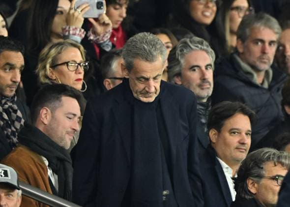 French Ligue 1: PSG vs Auxerre PARIS, FRANCE - SEPTEMBER 27: Former French President Nicolas Sarkozy leaves after the French Ligue 1 (L1) football match between Paris Saint-Germain (PSG) and Auxerre at Parc des Princes stadium in Paris, France on September 27, 2025. Mustafa Yalcin Anadolu Paris France. Editorial use only. Please get in touch for any other usage.  Copyright: x2025xAnadoluxMustafaxYalcinx