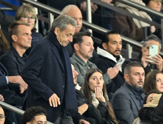 French Ligue 1: PSG vs Auxerre PARIS, FRANCE - SEPTEMBER 27: Former French President Nicolas Sarkozy leaves after the French Ligue 1 (L1) football match between Paris Saint-Germain (PSG) and Auxerre at Parc des Princes stadium in Paris, France on September 27, 2025. Mustafa Yalcin Anadolu Paris France. Editorial use only. Please get in touch for any other usage.  Copyright: x2025xAnadoluxMustafaxYalcinx