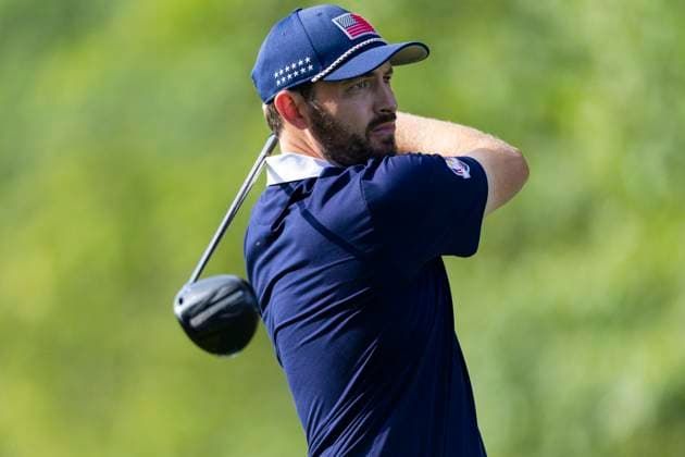 September 27, 2025, Farmingdale, Ny, United States: FARMINGDALE, NY - SEPTEMBER 27: Patrick Cantlay of Team USA tees off on hole 10 during the Ryder Cup - Morning Foursomes Matches at Bethpage Black Golf Course on September 27, 2025 in Farmingdale, NY. Farmingdale United States - ZUMAt139 20250927_aaa_t139_163 Copyright: xAlxChang IsixPhotosx
