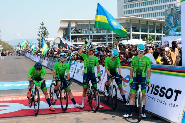 2025 UCI Road World Championships Kigali Rwanda 2025 UCI Road World Championships Kigali Rwanda - Men Elite Road Race - Kigali - Kigali 267,5 km - 28 09 2025 - Slovenia - photo Luca Bettini SprintCyclingAgency 2025 Kigali Rwanda  Copyright: xLucaxBettinix xSprintcyclingagencyx