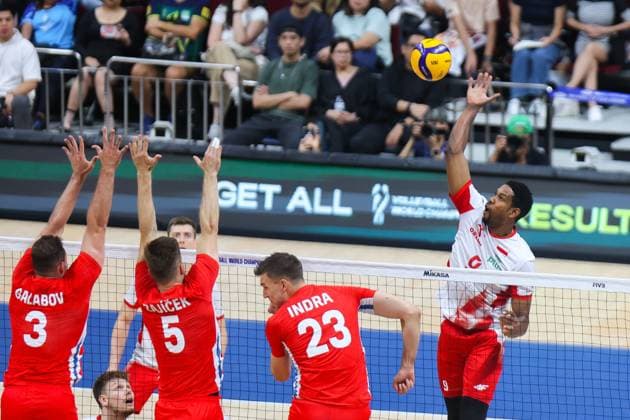 2025.09.28 Pasay City Manila siatkowka mezczyn Mistrzostwa Swiata FIVB 2025 Willfredo Leon Czechy - Polska N z FIVB Men s World Championship, WM, Weltmeisterschaft 2025 Czechia - Poland third place match bronze medalist mecz o trzecie miejsce medale brazowwe Wilredo Leon Bartosz Kurek radosc zwyciestwo winner win kibice Nicola Grbic doping Kamil Semeniuk Marcin Komenda Jakub Kochanowski Norbert Huber Bartosz Kurek Wilfredo Leon Jakub Popiwczak Foto Szymon Gorski PressFocus 2025.09.28 Pasay City Manila volleyball men FIVB Men s World Championship 2025 Czechy - Polska FIVB Men s World Championship 2025 Czechia - Poland third place match bronze medalist mecz o trzecie miejsce medale brazowwe Wilredo Leon Bartosz Kurek radosc zwyciestwo winner win kibice Nicola Grbic doping Kamil Semeniuk Marcin Komenda Jakub Kochanowski Norbert Huber Bartosz Kurek Wilfredo Leon Jakub Popiwczak Credit: Szymon Gorski PressFocus NEWSPIX.PL --- newspix.pl 