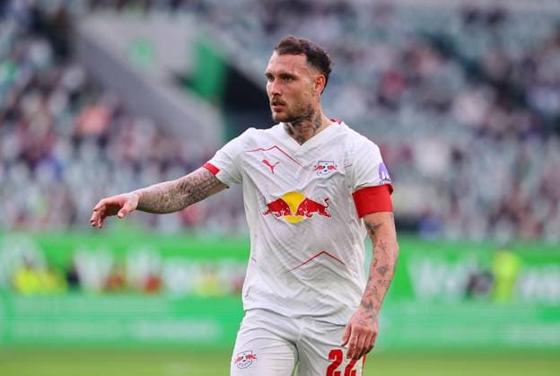 Wolfsburg RB Leipzig Bundesliga Wolfsburg, 27 09 2025, Volkswagen Arena, Bundesliga, Matchday 5 , VFL WOLFSBURG vs RB LEIPZIG 0 1 0 1 , Pictured David Room 22, RB Leipzig , Picture Point