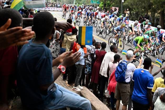 UCI 2025 Road World Championship, WM, Weltmeisterschaft Kigali 28 09 2025 KIGALI, RWANDA - SEPTEMBER 28 : Campenaerts Victor (BEL) during the Men Elite cycling road race of the UCI Road World Championships 2025 92nd edition an UCI World Championships cycling race of 267.5 km with start in Kigali and finish in Kigali on September 28, 2025 in Kigali, Rwanda, 28 09 2025 Kigali Rwanda  Copyright: xJanxDexMeuleneirx