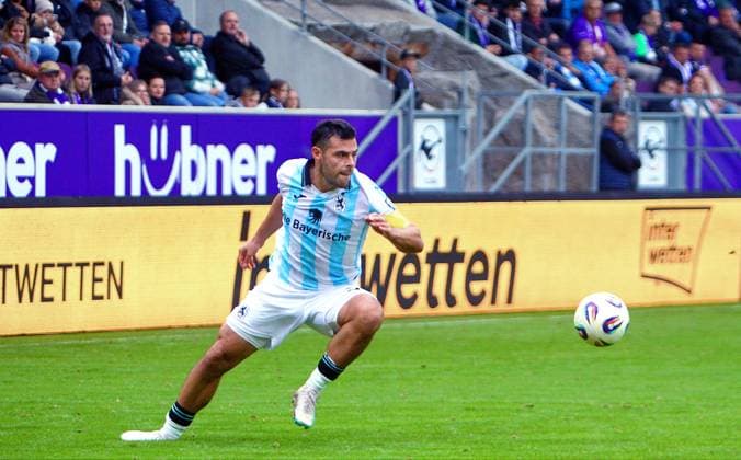 Kevin Volland Munich Football 3 Liga 2025 26 FC Erzgebirge Aue TSV 1860 Munich 2 0 am 27 9 2025 Erzgebirge Aue 1860 Munich