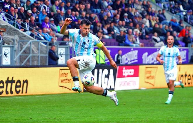Kevin Volland Munich Football 3 Liga 2025 26 FC Erzgebirge Aue TSV 1860 Munich 2 0 am 27 9 2025 Erzgebirge Aue 1860 Munich