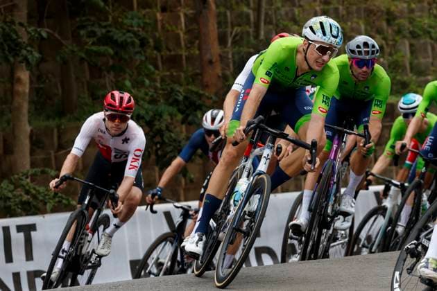 2025 UCI Road World Championships Kigali Rwanda 2025 UCI Road World Championships Kigali Rwanda - Men Elite Road Race - Kigali - Kigali 267,5 km - 28 09 2025 - Slovenia - photo Luca Bettini SprintCyclingAgency 2025 Kigali Rwanda  Copyright: xLucaxBettinix xSprintcyclingagencyx