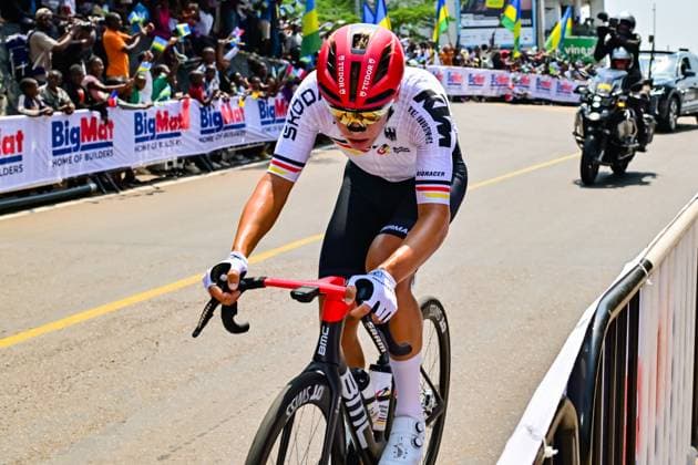 MAYRHOFER Marius Men Elite Road Race Rwanda 2025 MAYRHOFER Marius, Germany, Germany Road Race Men UCI Road World Championships 2025 in Kigali Rwanda 92nd World Championships ME Road Race WC One day race Kigali 267 5km 2025 UCI Road World Championships Kigali Rwanda 28 09 2025