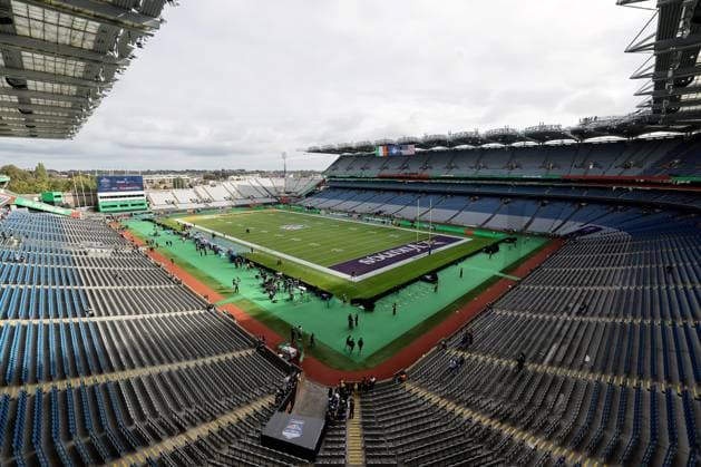 NFL, American Football Herren, USA Week 4, Croke Park, Dublin 28 9 2025 Pittsburgh Steelers vs Minnesota Vikings A general view of Croke Park before the game A general view of Croke Park before the game 28 9 2025  Copyright: x INPHO LaszloxGeczox LG_009073