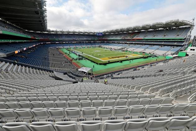 NFL, American Football Herren, USA Week 4, Croke Park, Dublin 28 9 2025 Pittsburgh Steelers vs Minnesota Vikings A general view of Croke Park before the game A general view of Croke Park before the game 28 9 2025  Copyright: x INPHO LaszloxGeczox LG_009093