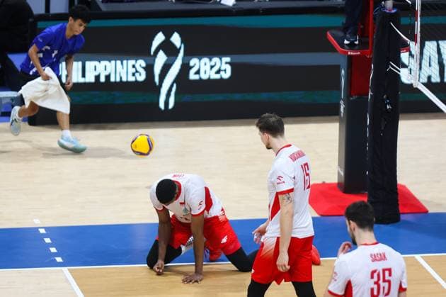 2025.09.28 Pasay City Manila siatkowka mezczyn Mistrzostwa Swiata FIVB 2025 Czechy - Polska N z FIVB Men s World Championship, WM, Weltmeisterschaft 2025 Czechia - Poland third place match bronze medalist mecz o trzecie miejsce medale brazowwe Wilredo Leon Bartosz Kurek radosc zwyciestwo winner win kibice Nicola Grbic doping Kamil Semeniuk Marcin Komenda Jakub Kochanowski Norbert Huber Bartosz Kurek Wilfredo Leon Jakub Popiwczak Foto Szymon Gorski 2025.09.28 Pasay City Manila volleyball men FIVB Men s World Championship 2025 Czechy - Polska FIVB Men s World Championship 2025 Czechia - Poland third place match bronze medalist mecz o trzecie miejsce medale brazowwe Wilredo Leon Bartosz Kurek radosc zwyciestwo winner win kibice Nicola Grbic doping Kamil Semeniuk Marcin Komenda Jakub Kochanowski Norbert Huber Bartosz Kurek Wilfredo Leon Jakub Popiwczak Credit: Szymon Gorski NEWSPIX.PL --- newspix.pl 