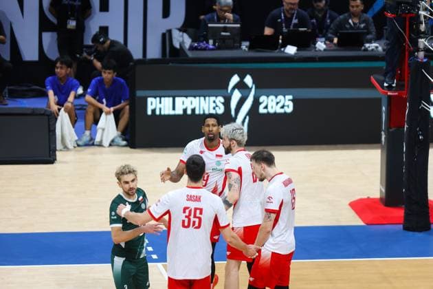 2025.09.28 Pasay City Manila siatkowka mezczyn Mistrzostwa Swiata FIVB 2025 Czechy - Polska N z FIVB Men s World Championship, WM, Weltmeisterschaft 2025 Czechia - Poland third place match bronze medalist mecz o trzecie miejsce medale brazowwe Wilredo Leon Bartosz Kurek radosc zwyciestwo winner win kibice Nicola Grbic doping Kamil Semeniuk Marcin Komenda Jakub Kochanowski Norbert Huber Bartosz Kurek Wilfredo Leon Jakub Popiwczak Foto Szymon Gorski 2025.09.28 Pasay City Manila volleyball men FIVB Men s World Championship 2025 Czechy - Polska FIVB Men s World Championship 2025 Czechia - Poland third place match bronze medalist mecz o trzecie miejsce medale brazowwe Wilredo Leon Bartosz Kurek radosc zwyciestwo winner win kibice Nicola Grbic doping Kamil Semeniuk Marcin Komenda Jakub Kochanowski Norbert Huber Bartosz Kurek Wilfredo Leon Jakub Popiwczak Credit: Szymon Gorski NEWSPIX.PL --- newspix.pl 
