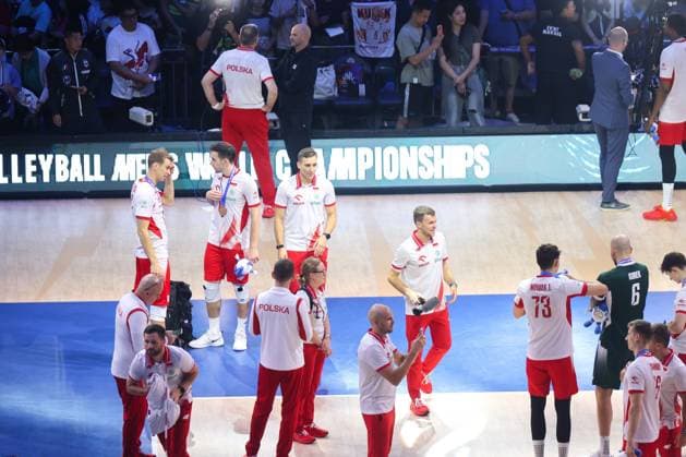 2025.09.28 Pasay City Manila siatkowka mezczyn Mistrzostwa Swiata FIVB 2025 Czechy - Polska N z FIVB Men s World Championship, WM, Weltmeisterschaft 2025 Czechia - Poland third place match bronze medalist mecz o trzecie miejsce medale brazowwe Wilredo Leon Bartosz Kurek radosc zwyciestwo winner win kibice Nicola Grbic doping Kamil Semeniuk Marcin Komenda Jakub Kochanowski Norbert Huber Bartosz Kurek Wilfredo Leon Jakub Popiwczak Foto Szymon Gorski PressFocus 2025.09.28 Pasay City Manila volleyball men FIVB Men s World Championship 2025 Czechy - Polska FIVB Men s World Championship 2025 Czechia - Poland third place match bronze medalist mecz o trzecie miejsce medale brazowwe Wilredo Leon Bartosz Kurek radosc zwyciestwo winner win kibice Nicola Grbic doping Kamil Semeniuk Marcin Komenda Jakub Kochanowski Norbert Huber Bartosz Kurek Wilfredo Leon Jakub Popiwczak Credit: Szymon Gorski PressFocus NEWSPIX.PL --- newspix.pl 