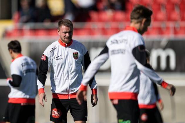 250928 Brommapojkarnas Rasmus Örqvist before the football match in Allsvenskan between Brommapojkarna and Mjällby on September 28, 2025 in Stockholm  Copyright: EMMAxWALLSKOG BB250928EW015
