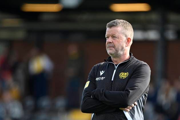STOCKHOLM 20250928 Mjällby coach Anders Torstensson during Sunday s Allsvenskan football match between IF Brommapojkarna and Mjällby AIF at Grimsta IP STOCKHOLM Sweden x10070x  Copyright: xJessicaxGow TTx ALLSWEDEN BROMMAPOJKARNA-MJÄLLBY