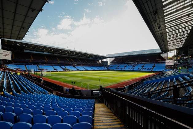 Birmingham, England, 28th September 2025. An internal general view of Villa Park, home stadium of Aston Villa before the Aston Villa vs Fulham Premier League match at Villa Park, Birmingham. Picture credit should read: James Baylis Sportimage EDITORIAL USE ONLY. No use with unauthorised audio, video, data, fixture lists, club league logos or live services. Online in-match use limited to 120 images, no video emulation. No use in betting, games or single club league player publications. SPI_01_JB_AST_FUL SPI-4172-0001