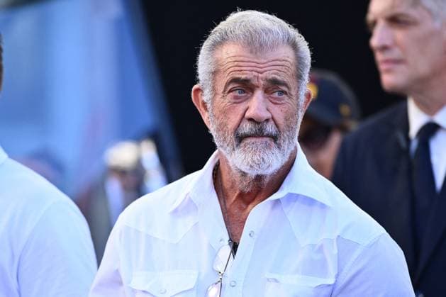 Football, Italy, AS Roma - Hellas Verona, Mel Gibson among the spectators
