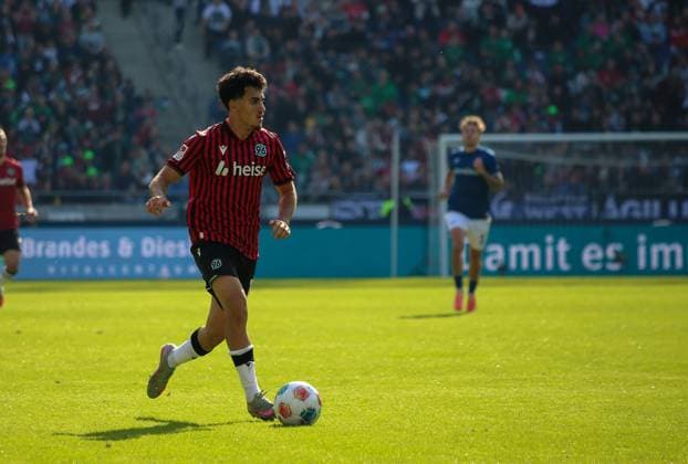 Germany Soccer 2 Bundesliga 2025 26, 7 Matchday Hannover 96 vs Arminia Bielefeld Heinz von Heiden Arena Stadion Hannover Husseyn Chakroun Hannover 96, 14 Hannover Copyright: xAymanxAlahmedx